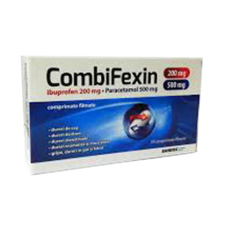 CombiFexin 200 mg/ 500 mg, 10 comprimate filmate, Sandoz